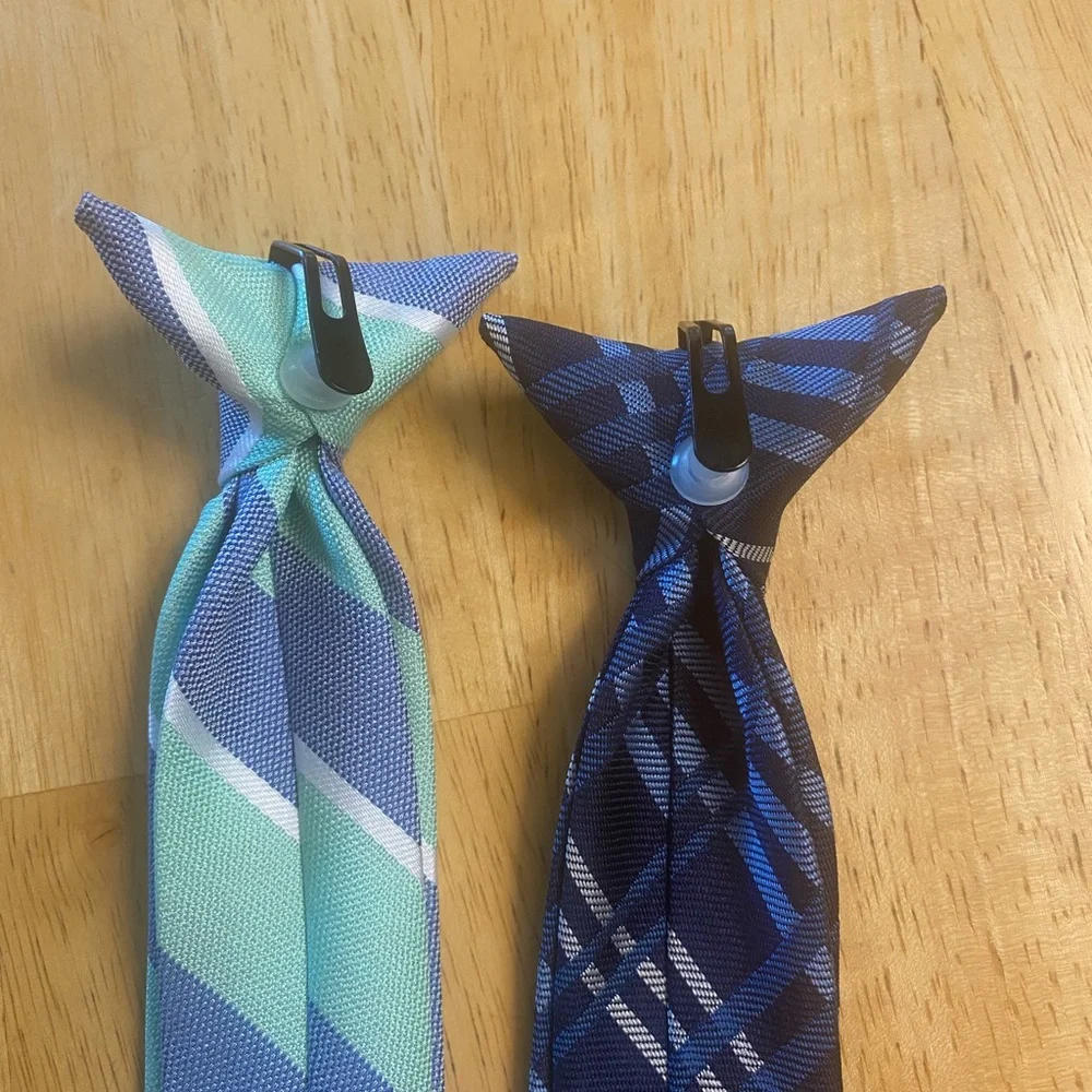 Stylish Striped and Plaid Kids Ties